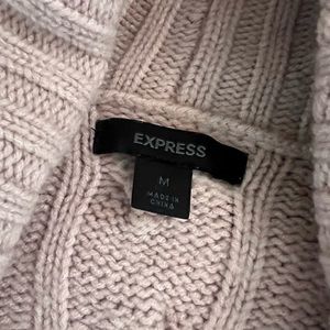 Express Lavender crop sweater size medium, fits more like small